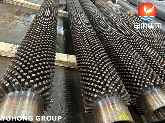 Buy ASTM A106 Gr.B Carbon Steel Studded Fin Tube Used In Radiant Coil  And  Raffinate Oild online manufacture