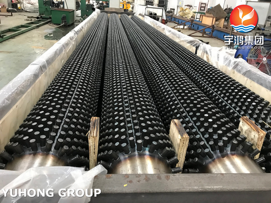 Buy A106 Gr.B ASTM Black Stud Tube For Furnaces In Corrosive Environment online manufacture