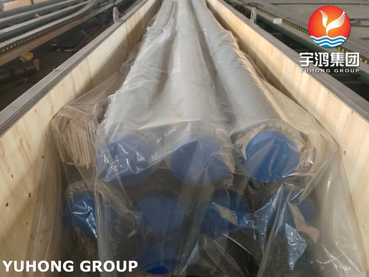 Buy High Frequency Welding Fin Pipe ASTM A312 TP347H Stainless Steel For HRSG System online manufacture