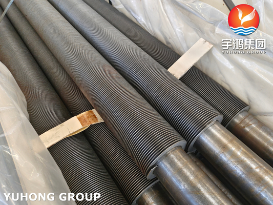 comprar Tubo de aleta de soldadura de alta frecuencia ASTM A106 Gr.B para bobinas de calefacción convectiva online manufacture