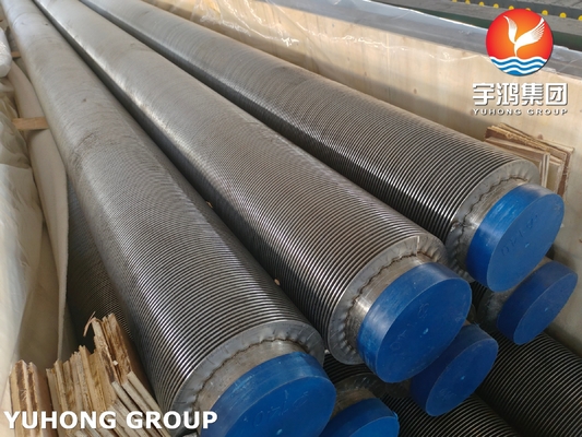 ซื้อ ท่อปีกแข็งแบบสลิป ASTM A213 TP347H ท่อเหล็กไร้ขัดด้วยปีกอลูมิเนียม 5052 online manufacture