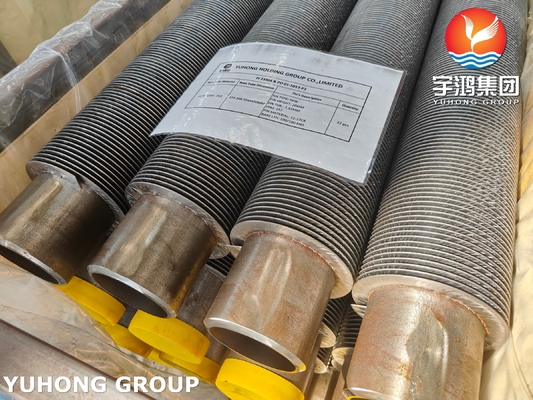 Buy Alloy Steel Helical Solid Finned Tube ASTM A335 P22 For Air Preheaters Boiler online manufacture