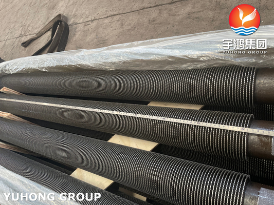comprare Tubi a pinna di saldatura HF a spirale serrata ASTM A335 P9 per scambiatori di calore online manufacture