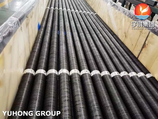 comprar Tubo G Fin incorporado em aço carbono, ASTM A179 com ASTM B209 Al 1060, Aplicação em trocador de calor online manufacture