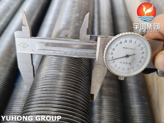 Buy Low Alloy Steel Embedded G Type Fin Tubes ASTM A213 T5 In Air Cooled Heat Exchanger online manufacture