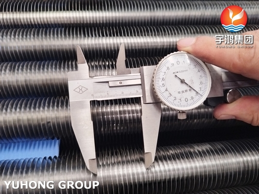 Buy Al1060 Embedded G Type Fin Tubes ASTM A179 Aluminium Strip For Air Cooler online manufacture