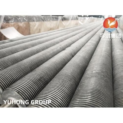 Buy Extruded Fin Tube , ASME SA249 TP304 Finned Tube For Heat Exchanger , Air Cooler online manufacture