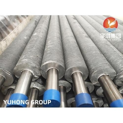 ซื้อ ท่อปีกขีดขวางที่มีท่อฐาน ASME SA249 TP304 ปีกอลูมิเนียมที่ใช้สําหรับเครื่องแลกเปลี่ยนความร้อน online manufacture