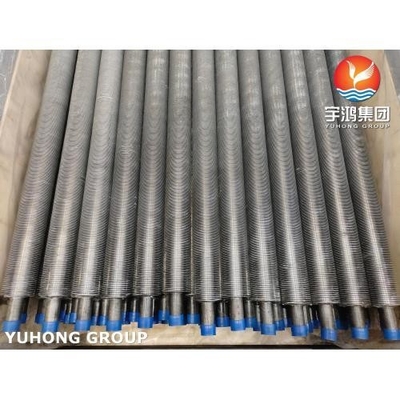 Buy Extruded Fin Tube , ASTM A213 T11 Steel Extruded Fin Tube , Air Cooler , Cooling Tower online manufacture