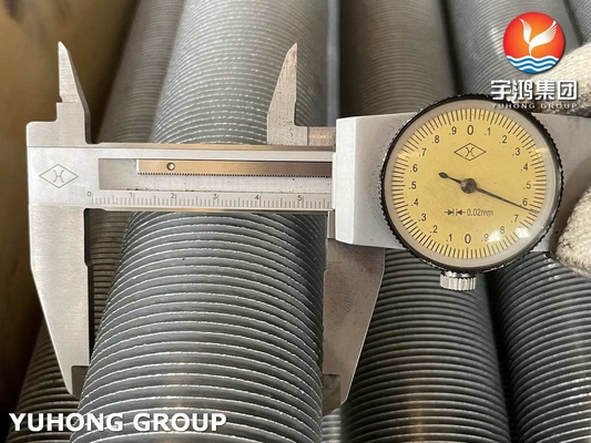 Buy Carbon Steel Fin Tube , Extruded Type ,  ASTM A179 with Aluminum 6063 , Air Cooler / Dry Kiln application online manufacture