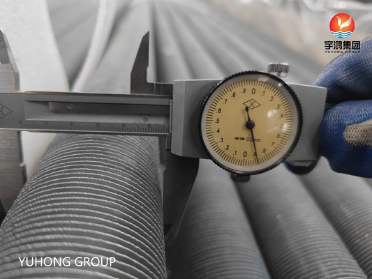 Beli ASME SA249 TP304 Tabung Fined Extruded dengan Al Fin untuk penukar panas pendingin udara online manufacture