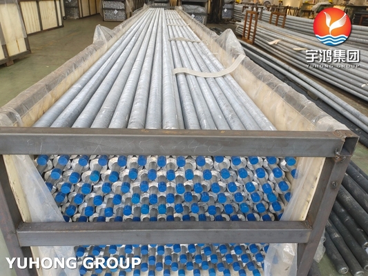 Buy AL 1060 ASME SA269 TP304 Extruded Finned Tube Manufacturers Fin Material online manufacture
