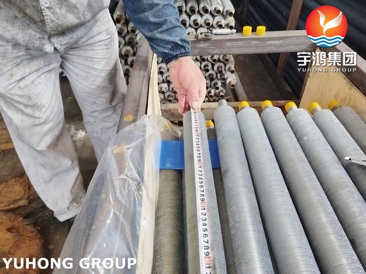 Buy SA249 TP304 ASME Stainless Steel Welded Tube L Type Fin Tube For Air Cooler online manufacture