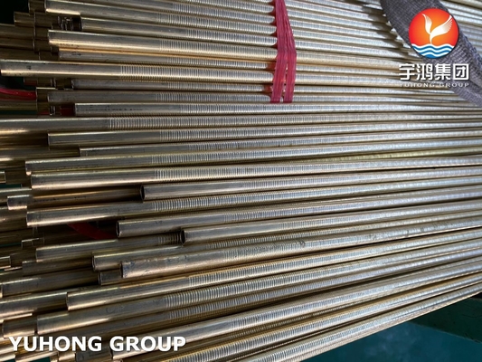 kaufen Kupfernickellegierung Niedrigflossenröhre, ASTM B111 C71640, Cu70Ni30 online manufacture