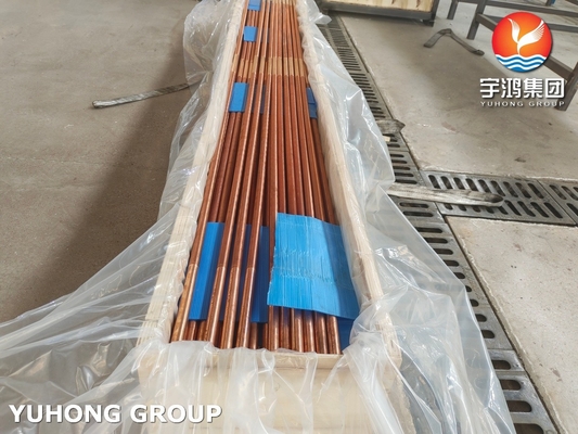 Buy ASTM B111 C12200 Low Fin Tube For Heat Exchanger Condenser Tube Bundle online manufacture