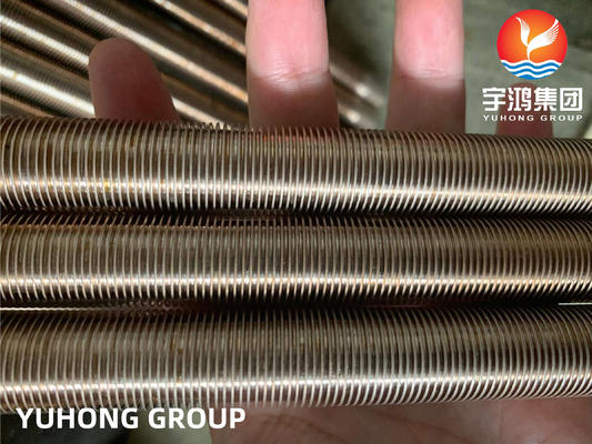 Buy Low Fin Tubes / Integral Fin Tubes Copper Nickel ASTM B111 C70600 For Condensers online manufacture