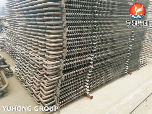 Buy Boiler Power Station Seamless Steel ASME SA213 TP321 H Fins For Heating Pipes online manufacture