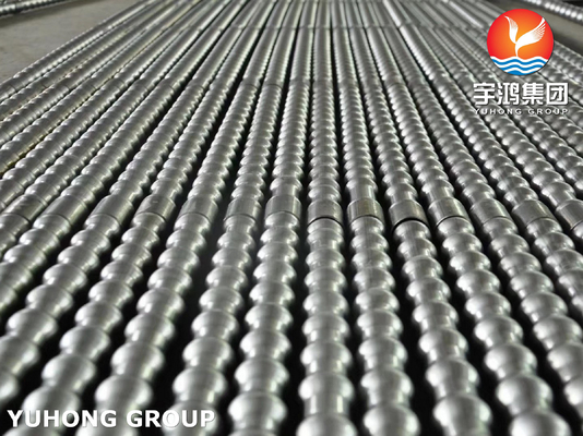 Buy ASTM A312 TP310S Corrugated Tube Or Bamboo Tube For Heat Exchanger And Air Cooler online manufacture