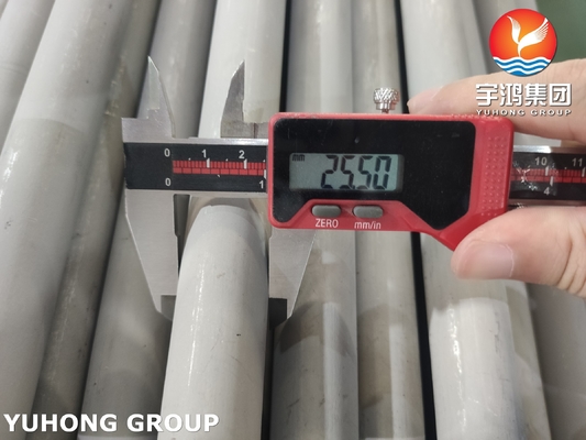 ซื้อ ท่อแลกเปลี่ยนความร้อนจากเหล็กไร้สแตนเลส ASTM A213 TP316 การทดสอบแบบ 100% Hydrostatic และการทดสอบกระแสไฟฟ้า Eddy online manufacture