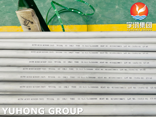 Beli ASTM A269 TP316L Stainless Steel Seamless Tube Untuk Penukar Panas online manufacture