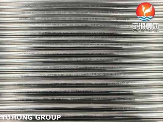 Buy ASME SA249 TP304 Stainless Steel Welded Tubes For Heat Exchanger Equipment online manufacture