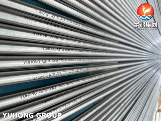 Buy ASTM A249 TP316L Stainless Steel Welded Tubes For Marine Engineering online manufacture
