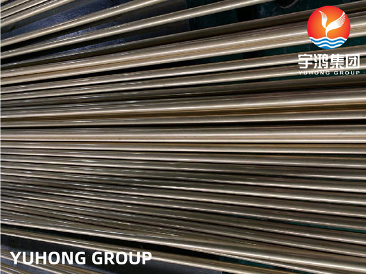 Beli ASME SB111 C68700 Tabung Penukar Panas Baja Alloy Tembaga Dalam Industri Petrokimia online manufacture