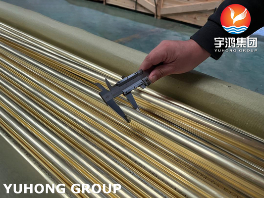 comprar Acero de aleación de cobre ASME SB111 C44300 O61 Tubo de intercambiador de calor en generación de energía online manufacture
