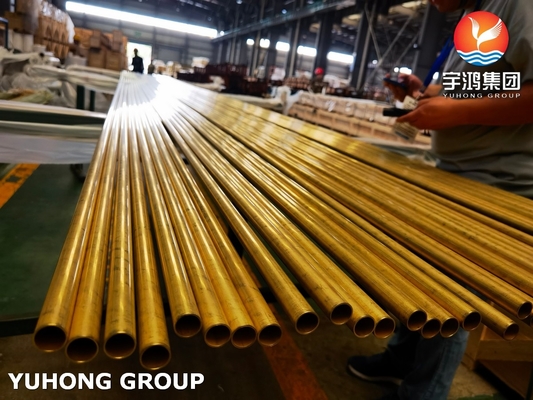 acheter ASTM B111 C68700 Tubes en alliage de cuivre sans soudure Haute conductivité thermique Résistance à la corrosion pour échangeurs de chaleur Chaudières online manufacture