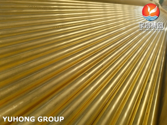 Купить ASTM B111 C44300 Admiralty Brass Seamless Tube для теплообменника и конденсатора online manufacture