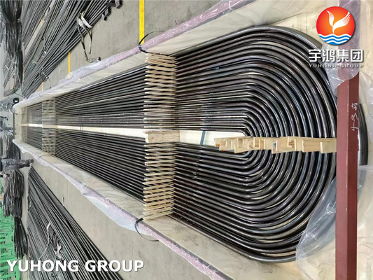Buy EN 10216-2 P265GH Alloy Steel Seamless U Tube 28 Meters For Heat Exchanger PT Passed online manufacture