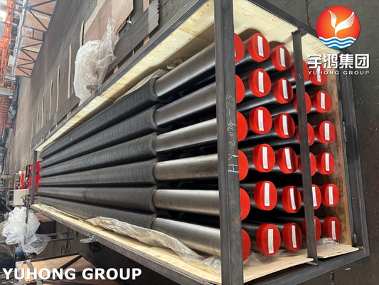4-17mm Fin Height Astm A335 P11 Serrated Finned Pipe For Furnace Applications