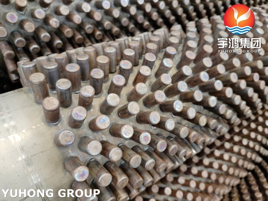 Studded Finned Tube ASTM A312 TP304 With 11Cr Fins For Oil And Gas Industry