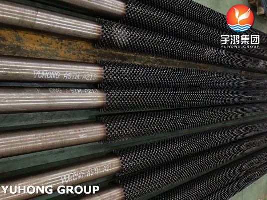 Alloy Steel ASTM A213 T9 Studded Fin Tube For Oil Refinery And Reheater