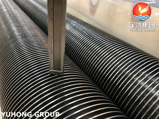 SA335 P9 Solid Finned Pipe For Waste Heat Recovery And Steam Boiler