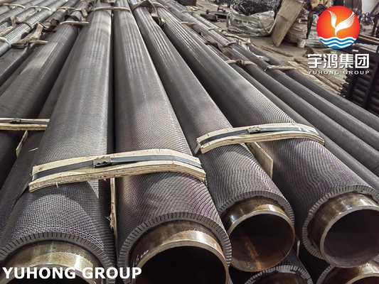 A106 Gr.B ASTM Serrated Fin Tube Pipe For Superheater And Heat Recovery