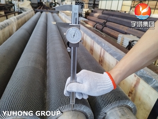 A312 TP304H Serrated Fin And Tube Used In Oil Refineries And Power Plants