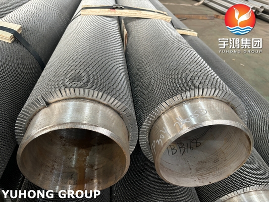 Serrated Helical Finned Tube ASTM A312 TP304 For Economizers