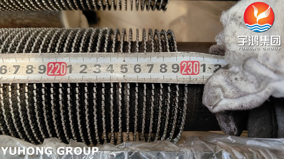 A312 TP316L Stainless Steel Studded Tube ASTM For Reactors And Evaporators