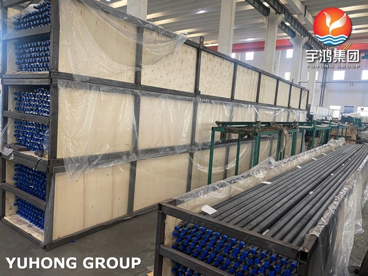 Embedded G Fin Tube, Stainless Steel Seamless Tube ASTM A213 TP316L With Aluminum 1060, Oil Refinary Cooling