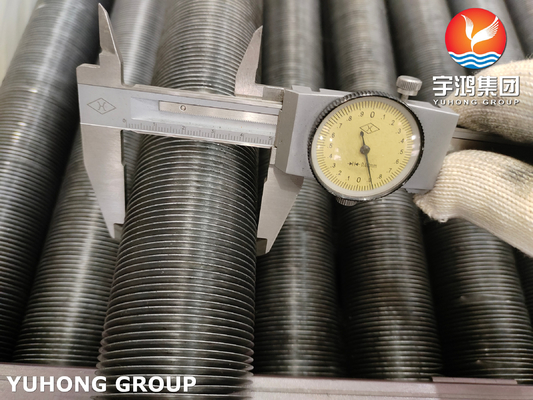 Embedded G Fin Tube ASTM A179 Fin Material Al1060 For Dry Air Cooler