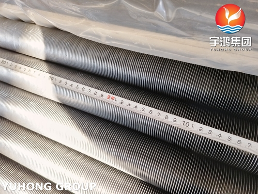 A213 T5 Embedded Fin Tube With Aluminum 1100 Fins For Oil Refineries
