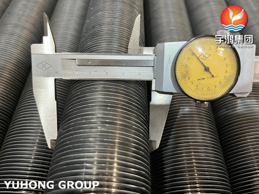 A179 ASTM Embedded Finned Tube G Fin Tube With Aluminum Fins For Heat Exchanger