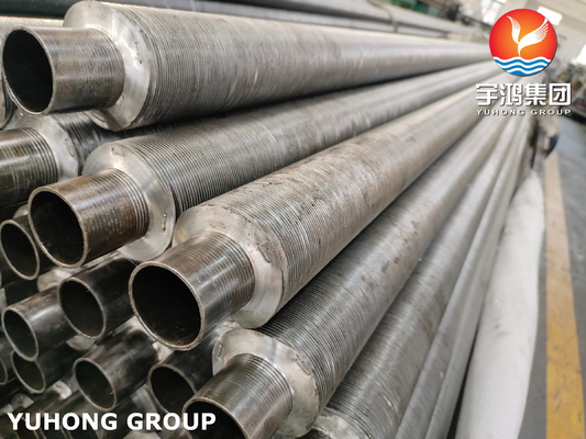 Embedded Finned Tube ASTM A179 With AL1060 Fins For Air Coolers And Condensers