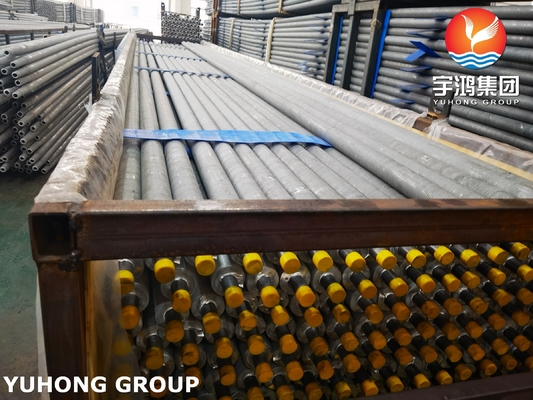 Carbon Steel ASTM A179 Extruded Fin Tube With Al-1060 For Air Cooled Condenser
