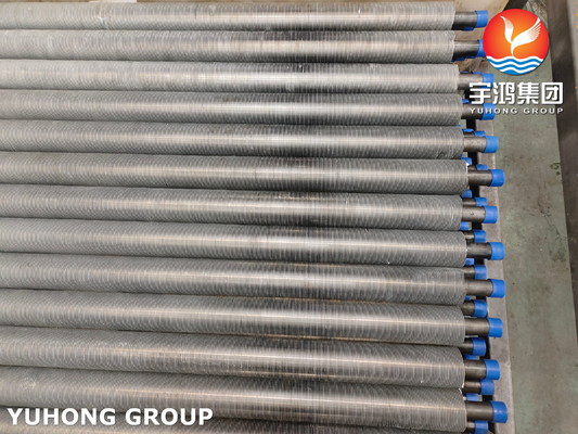 Carbon Steel Extruded Fin Tube ASTM A179 With Al1060 Fins For Power Plants