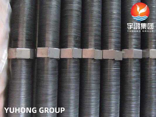 Wound L Type Fin Tube ASTM A249 TP304 For Heat Exchanger , Air Cooler