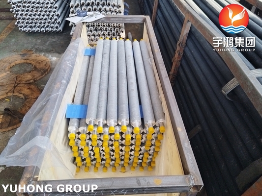 El tubo de tipo L de herida ASTM A249 TP304 para intercambiador de calor de boiler