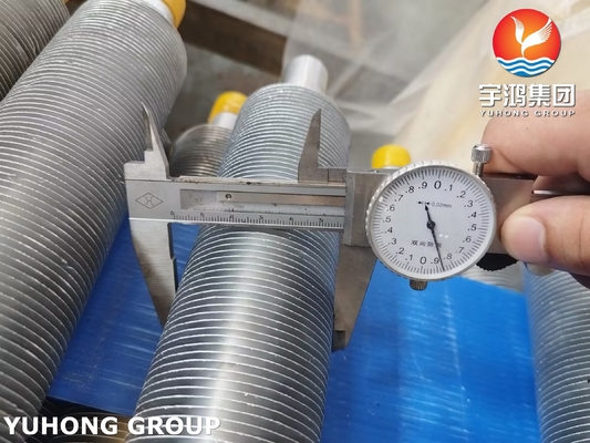 Loại đường ống vây ASME SA249 TP316L ống hàn thép không gỉ