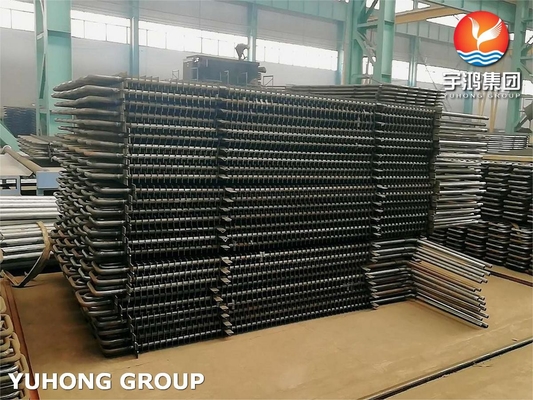 Economizer Seamless Steel Square ASME SA179 U+H Type Fin Tube Boiler Pressure Parts